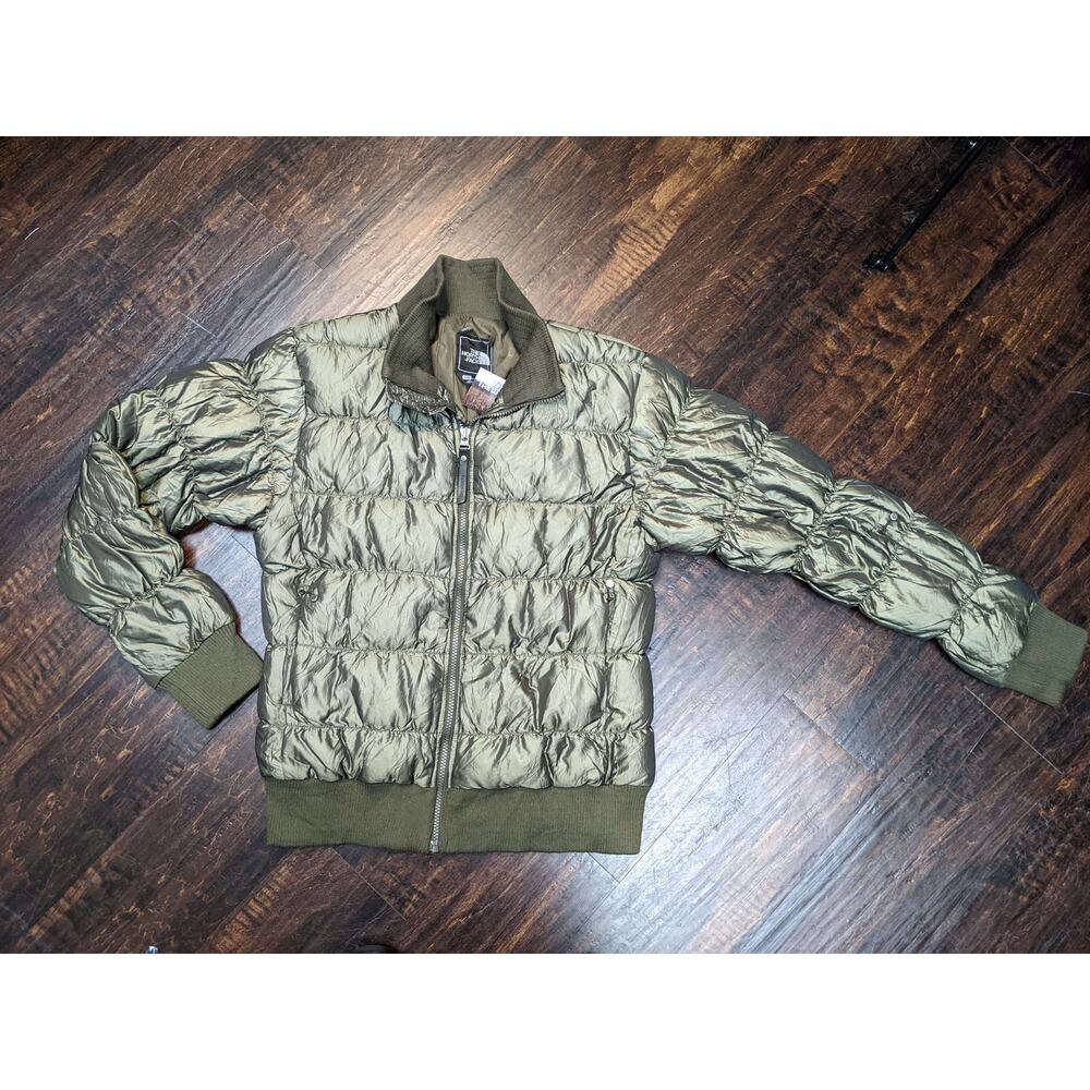 Green Puffy The North Face Women's Jacket